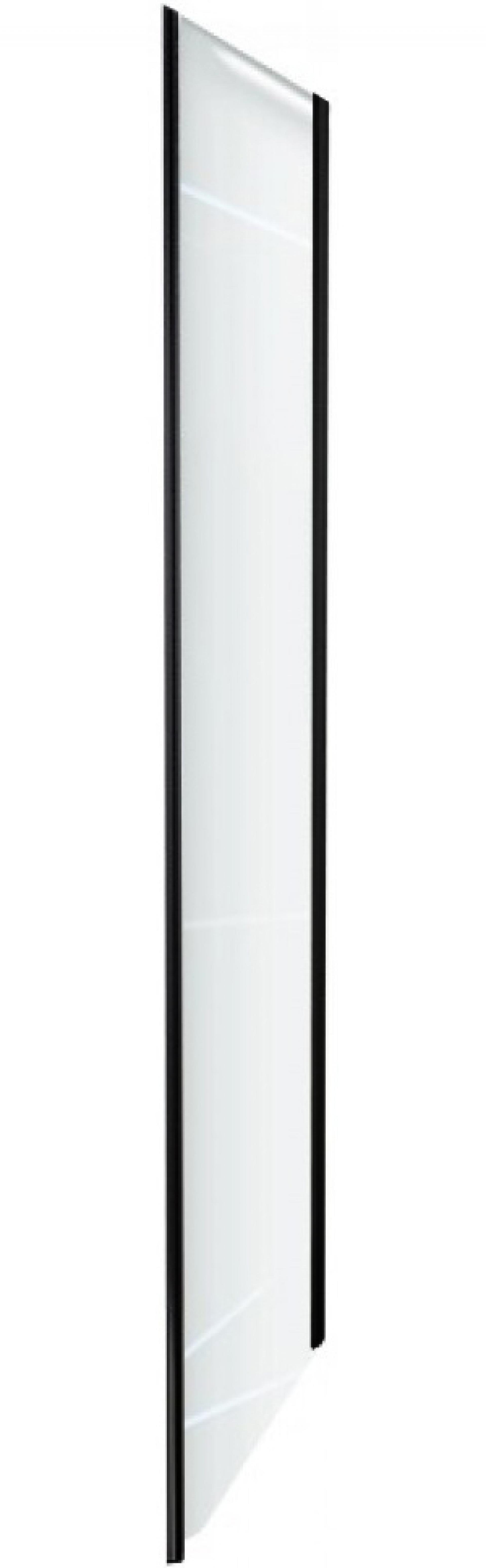Боковая стенка Jacob Delafon Contra 90 E22FT90-BL, профиль черный, стекло прозрачное