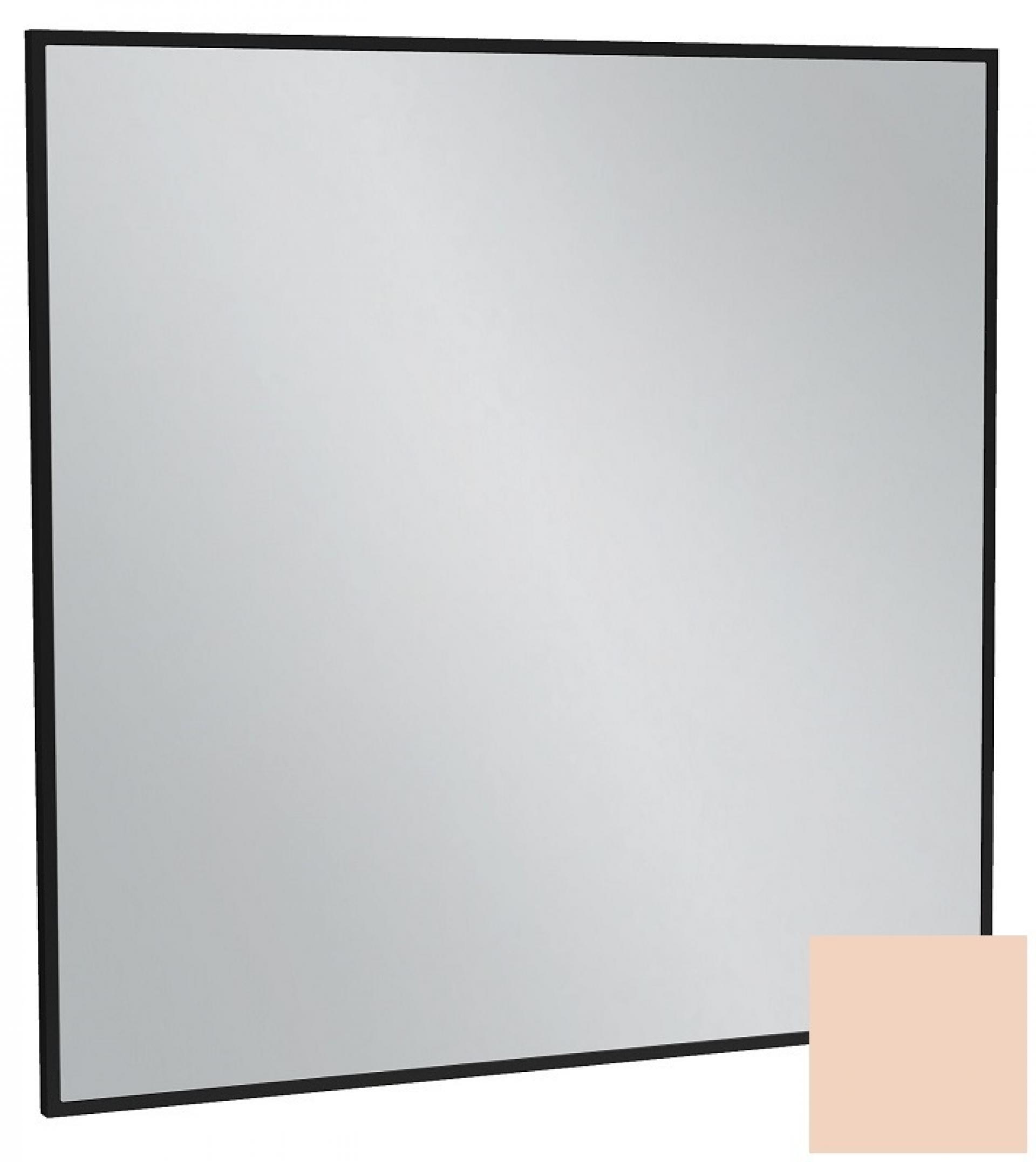 Зеркало 80 см Jacob Delafon Silhouette EB1425-S09, лакированная рама телесный сатин