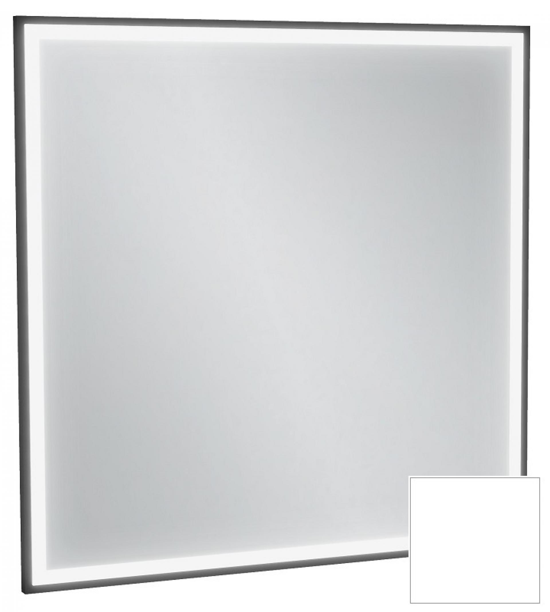 Зеркало с подсветкой 80 см Jacob Delafon Allure EB1435-F30, лакированная рама белый сатин