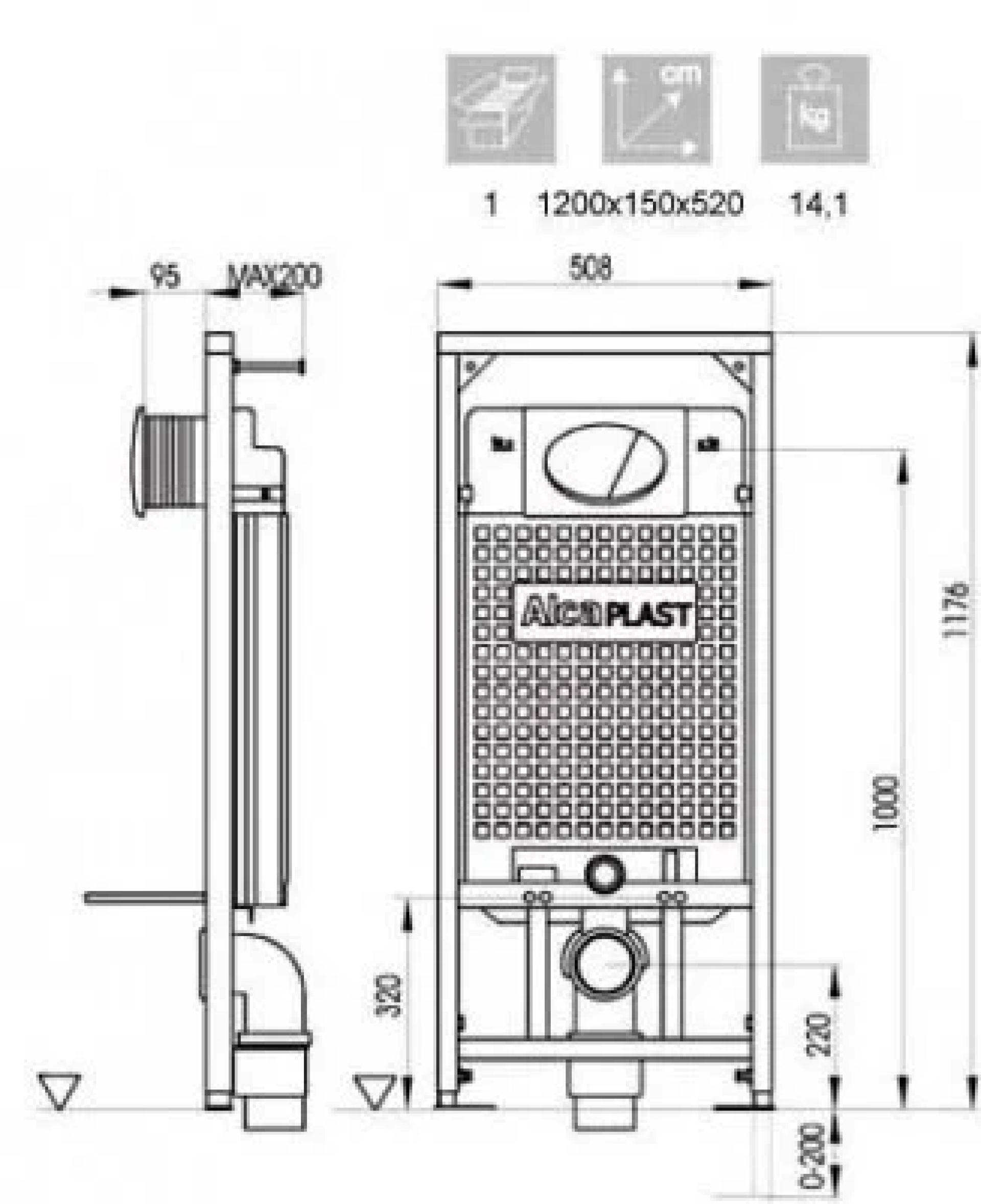 Фото: Jacob Delafon Odeon Up (A101/1200-4:1 SET M71+E4570-00/8409K-00) Jacob Delafon