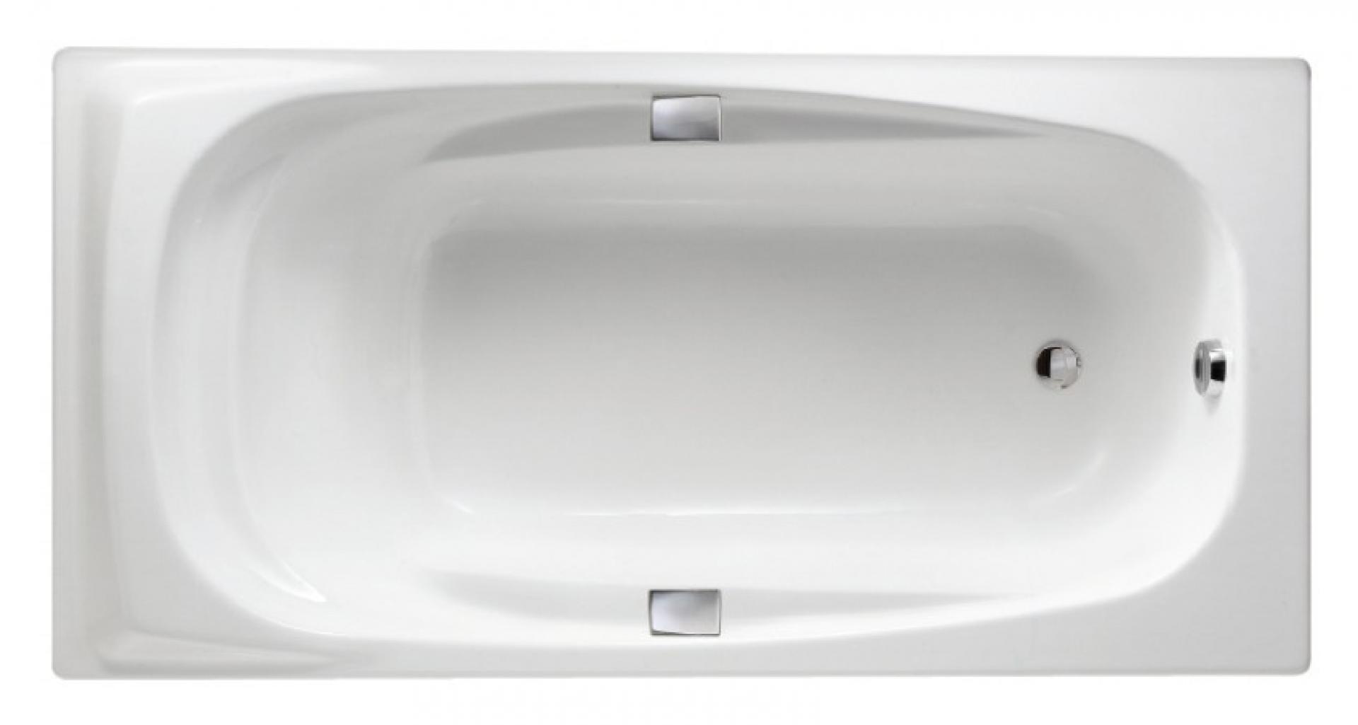 Чугунная ванна 180х90 Jacob Delafon Super Repos E2902-00 с отверстиями для ручек