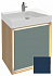 Комплект мебели 65 см Jacob Delafon Rythmik pure с раковиной EVO112-00, тумбой EB1770-M67, матовый тёмно-синий