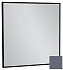 Зеркало 60 см Jacob Delafon Silhouette EB1423-S40, лакированная рама насыщенный серый сатин