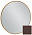 Зеркало 90 см Jacob Delafon Odeon Rive Gauche EB1268-F32, лакированная рама ледяной коричневый сатин