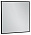 Зеркало 60 см Jacob Delafon Silhouette EB1423-S14, лакированная рама черный сатин