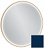 Зеркало с подсветкой 70 см Jacob Delafon Odeon Rive Gauche EB1289-S56, лакированная рама морской синий сатин