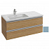 Комплект мебели 100 см Jacob Delafon Vox с раковиной EB2103-DD2, тумбой EB2025-RA-M43, матовый аквамарин