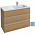 Комплект мебели 100 см Jacob Delafon Vox с раковиной EB2102-DD1, тумбой EB2046-RA-M43, матовый аквамарин