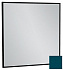 Зеркало 60 см Jacob Delafon Silhouette EB1423-S47, лакированная рама сине-зеленый сатин