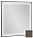 Зеркало с подсветкой 60 см Jacob Delafon Allure EB1433-S32, лакированная рама светло-коричневый сатин