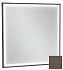 Зеркало с подсветкой 60 см Jacob Delafon Allure EB1433-S32, лакированная рама светло-коричневый сатин