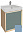 Тумба под раковину 65 см Jacob Delafon Rythmik Pure EB1770-M43 матовый аквамарин