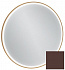 Зеркало с подсветкой 70 см Jacob Delafon Odeon Rive Gauche EB1289-F32, лакированная рама ледяной коричневый сатин