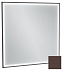 Зеркало с подсветкой 80 см Jacob Delafon Allure EB1435-F32, лакированная рама ледяной коричневый сатин